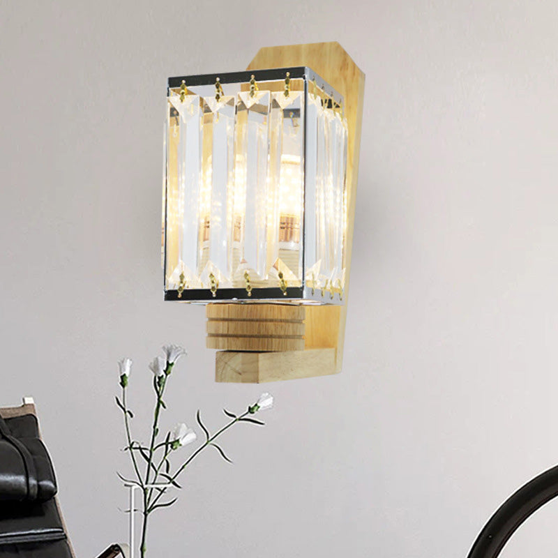Vivolux | Vierkant/Globe Duidelijk Kristal Wandlamp Minimalistisch 1 Hoofdzakelijk Woonkamer Wandverlichtingsarmatuur