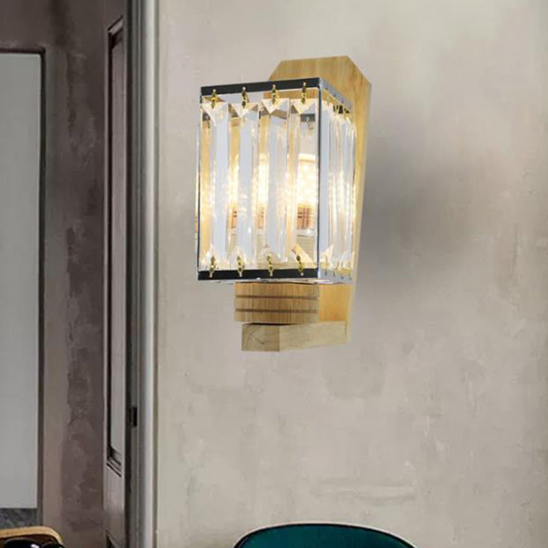 Vivolux | Vierkant/Globe Duidelijk Kristal Wandlamp Minimalistisch 1 Hoofdzakelijk Woonkamer Wandverlichtingsarmatuur