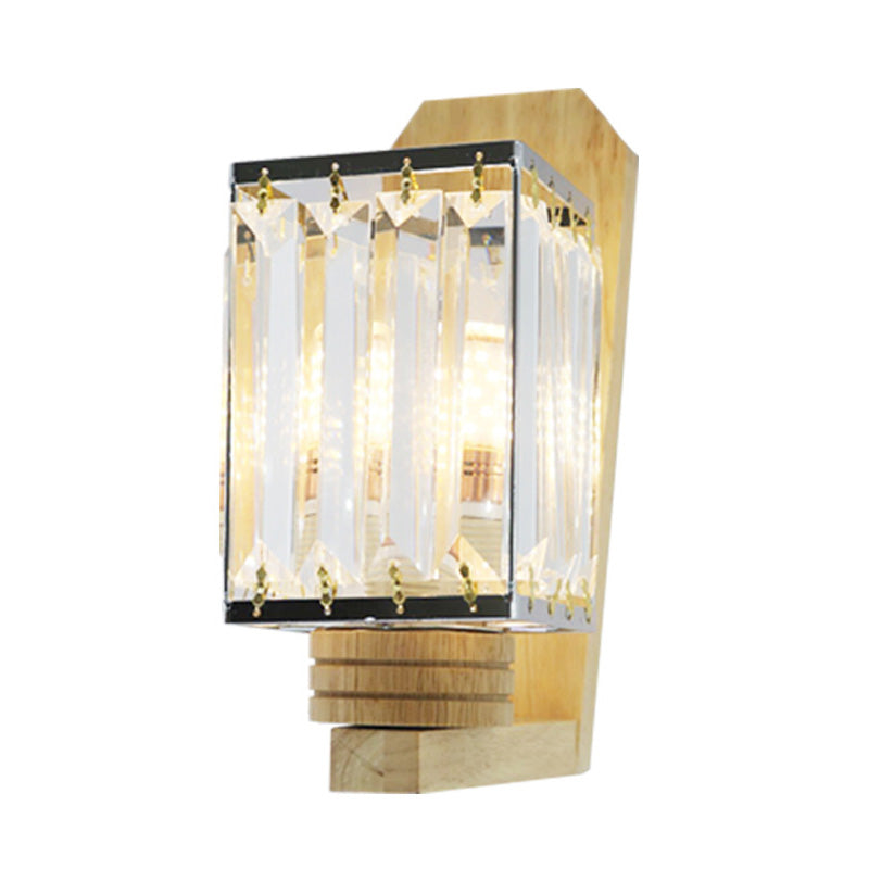 Vivolux | Vierkant/Globe Duidelijk Kristal Wandlamp Minimalistisch 1 Hoofdzakelijk Woonkamer Wandverlichtingsarmatuur