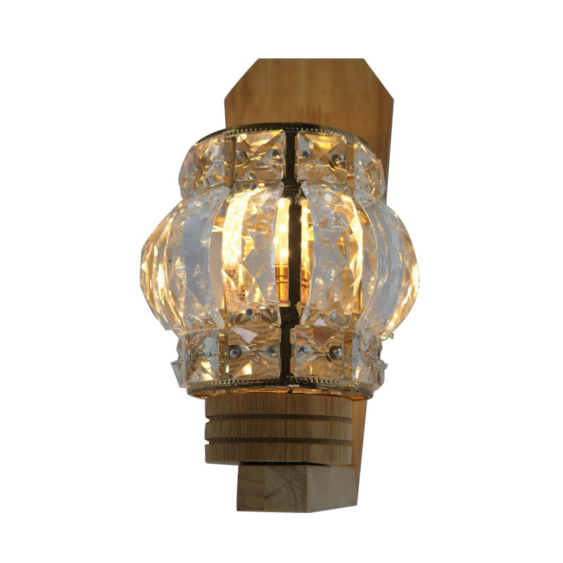 Vivolux | Vierkant/Globe Duidelijk Kristal Wandlamp Minimalistisch 1 Hoofdzakelijk Woonkamer Wandverlichtingsarmatuur