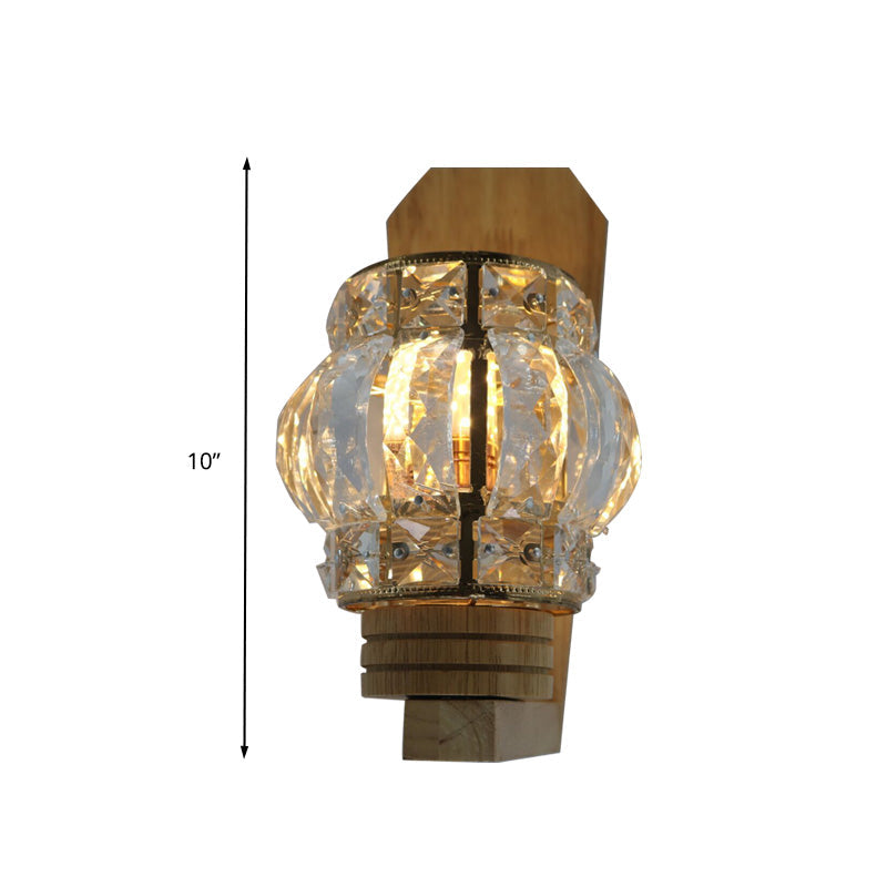 Vivolux | Vierkant/Globe Duidelijk Kristal Wandlamp Minimalistisch 1 Hoofdzakelijk Woonkamer Wandverlichtingsarmatuur
