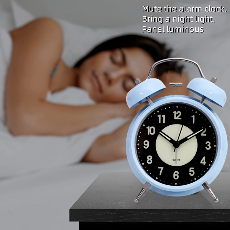 Vivolux | LuminousTime - Elegante Metallwecker mit sanfter Beleuchtung für friedliche Morgen und Nächte