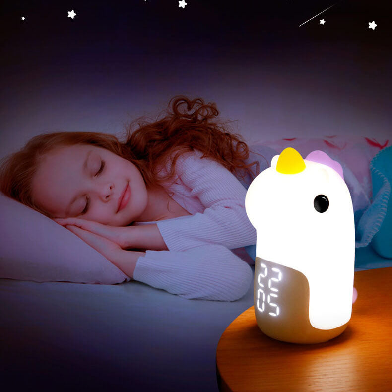 Vivolux | Unilora DreamLight Wecker | Einhorn Design | Timer & LED Nachtlicht | Kinderzimmer-Deko