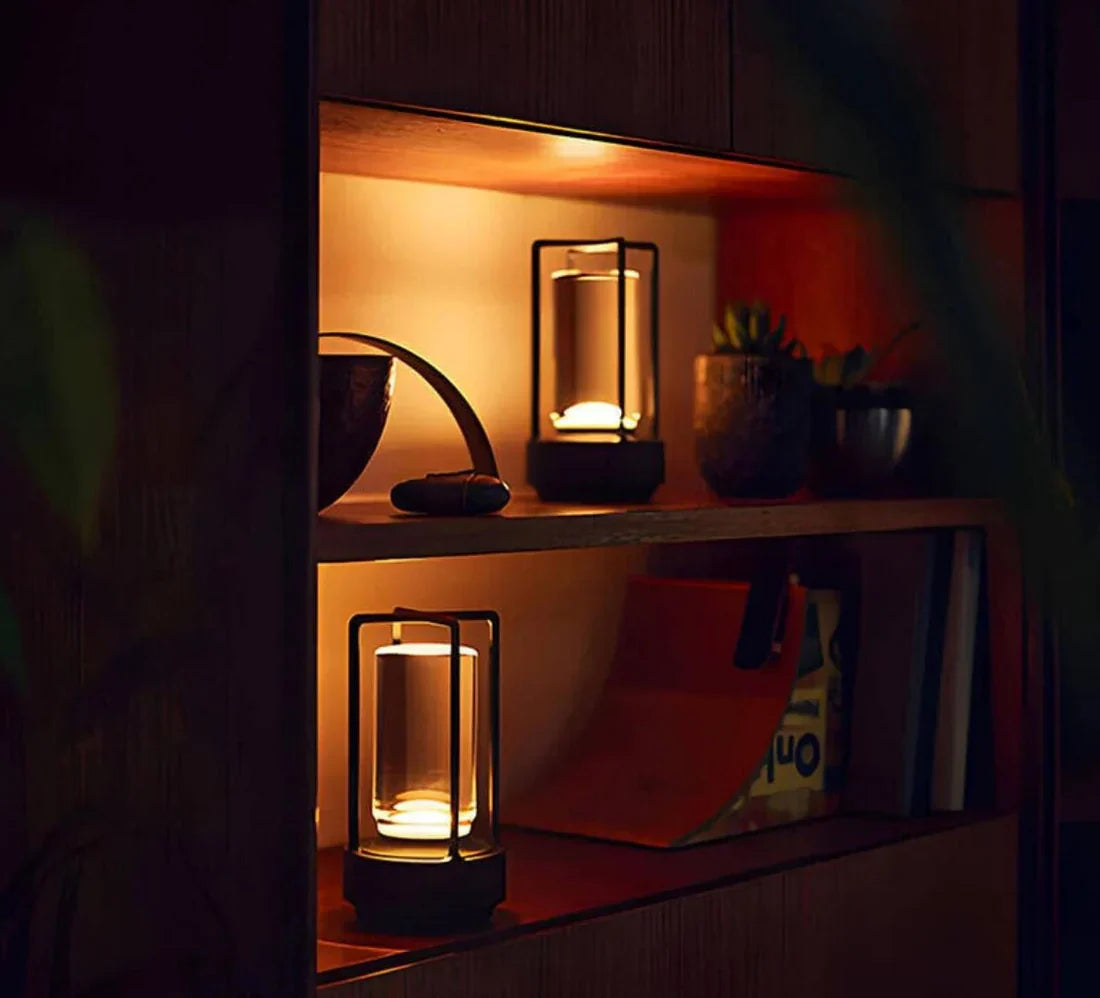 Vivolux | Wasserdichte und Tragbare Kristall-Tischlampe - AuroraGlow