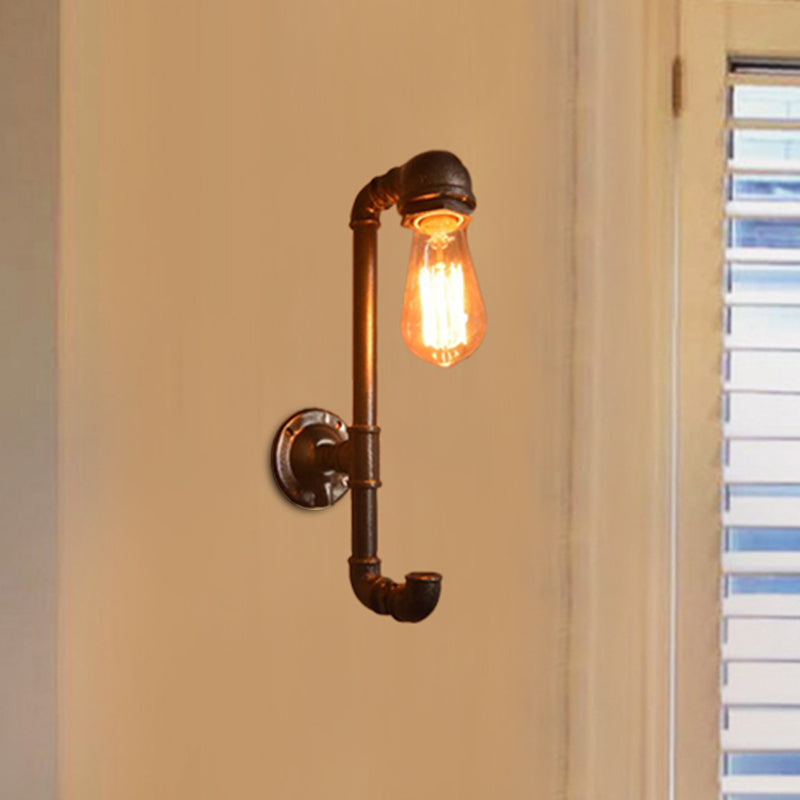 Vivolux | 1 Kop Wandlamp met Waterpijp Metaal Schaduw Industrieel Stijl Corridor Wandlamp in Brons
