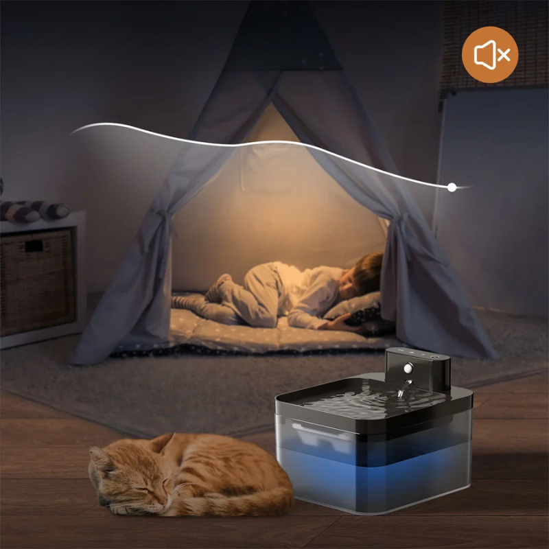 Vivolux | Automatisch – Kabelloser Trinkbrunnen für Katzen mit Sensor