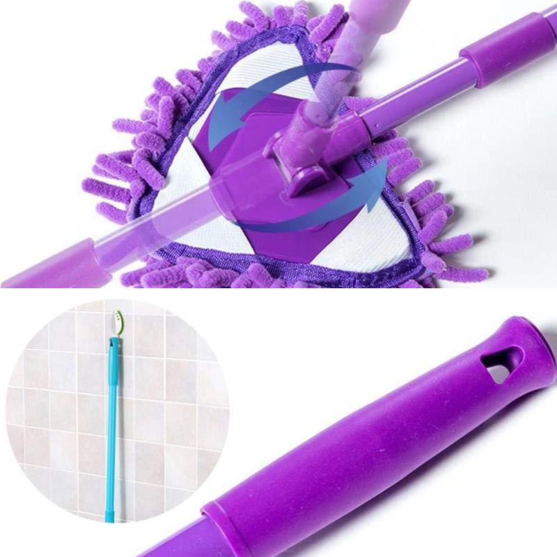 Vivolux | Drehbarer verstellbarer dreieckiger Mop