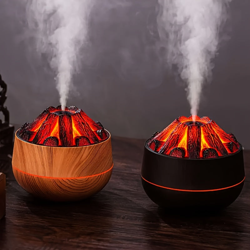 Vivolux | Feuerdiffusor - Mini simulierter Holzkohlefeuerluftbefeuchter mit realistischem Flammeneffekt