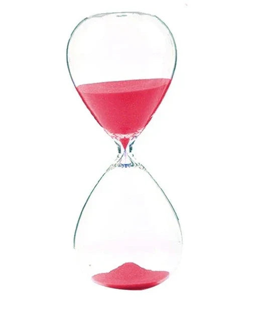 Vivolux | Kreative transparente Sanduhr aus Glas