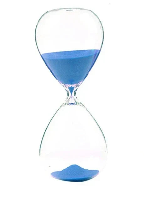 Vivolux | Kreative transparente Sanduhr aus Glas