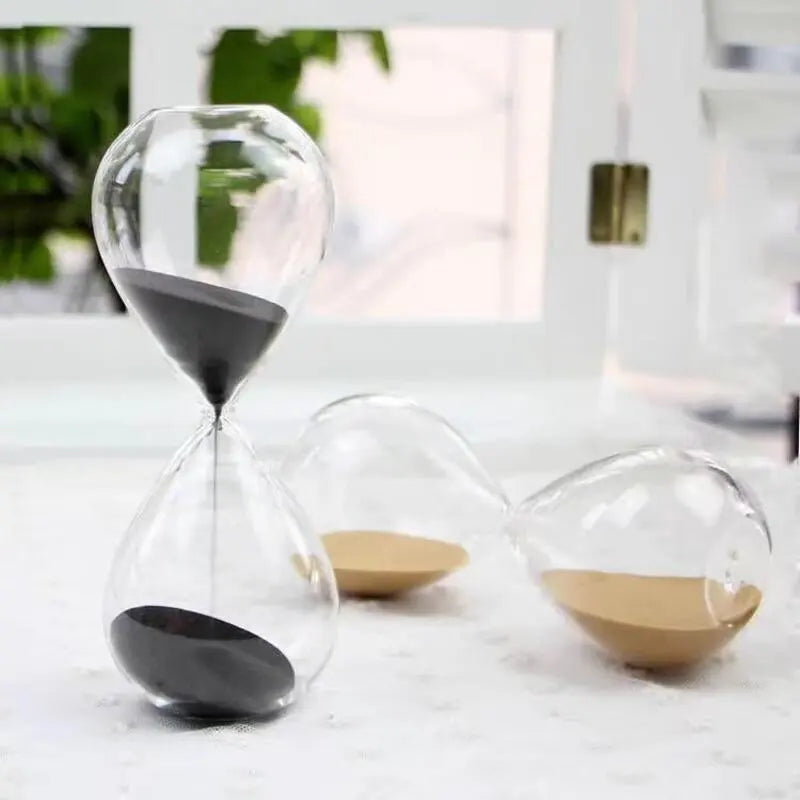 Vivolux | Kreative transparente Sanduhr aus Glas