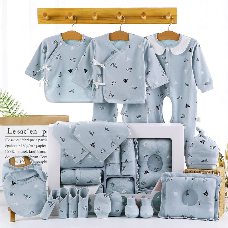 Vivolux | Baby-Geschenkbox-Set aus Baumwolle für Neugeborene