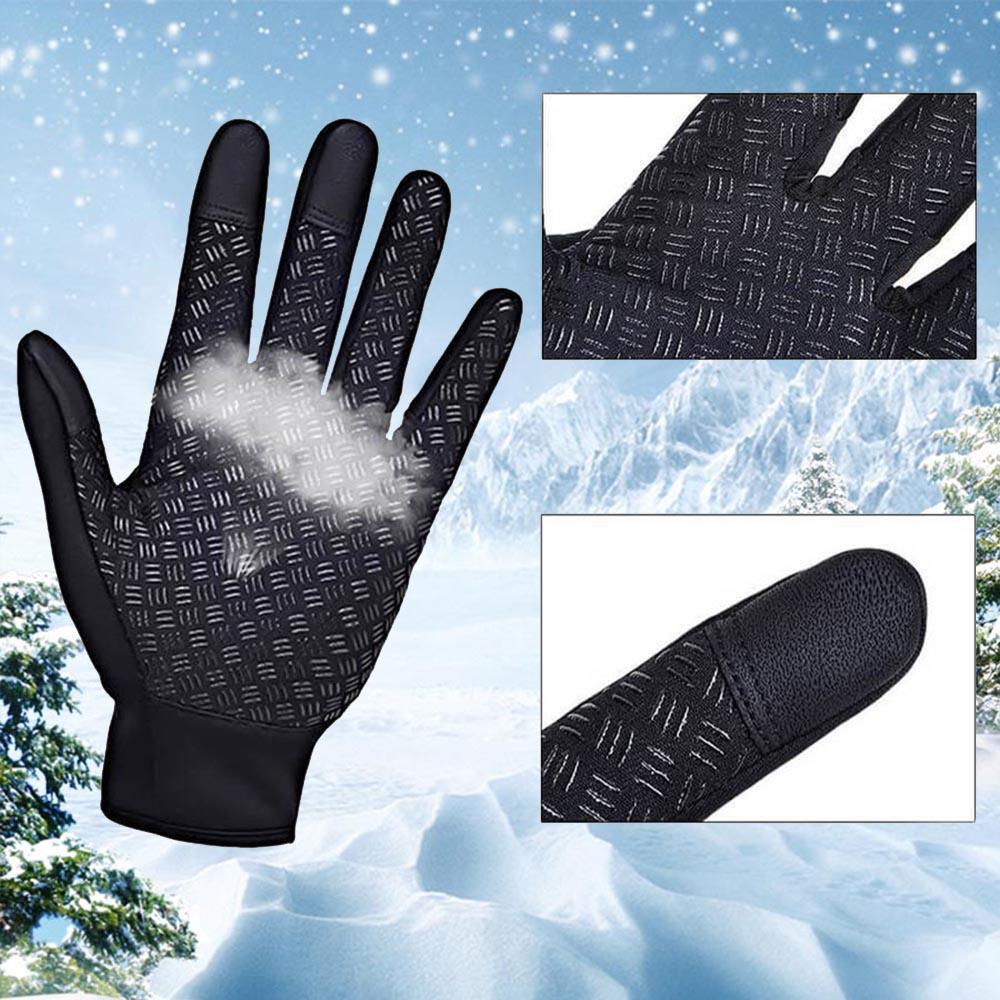 Vivolux | Hochwertige, warme, winddichte und wasserdichte Touchscreen-Handschuhe, Unisex