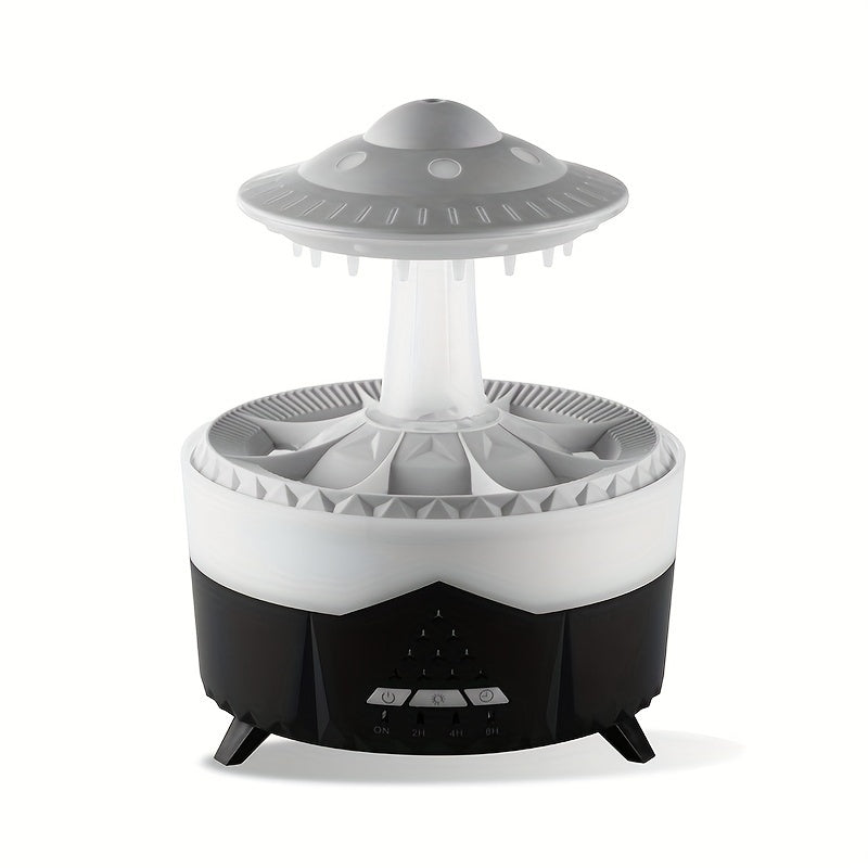 Vivolux | Entspannender Regenstropfen Aromatherapie Ätherisches Öl Diffusor - LED Licht & Luftbefeuchter