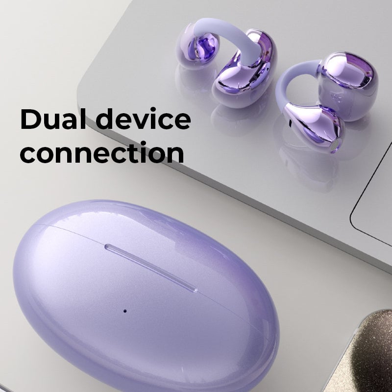Vivolux | AI Übersetzung Offene Ohr Clip Bluetooth Kopfhörer