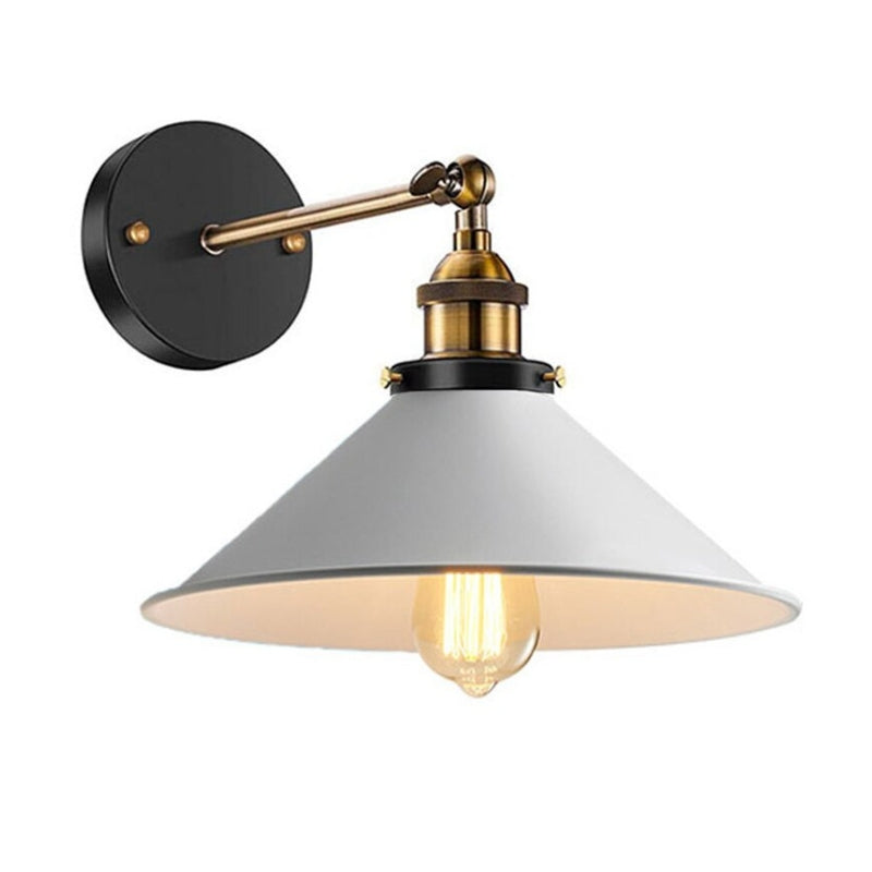 Vivolux | Weiß Industriell Vintage Wand Sconce Licht