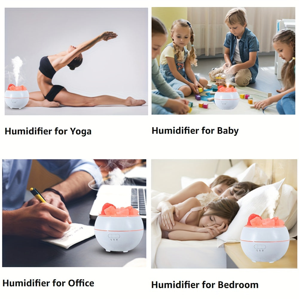 Vivolux | Salzlampe Diffusor - 3-in-1 ätherischer Öldiffusor, Himalaya-Salzlampen & Luftbefeuchter
