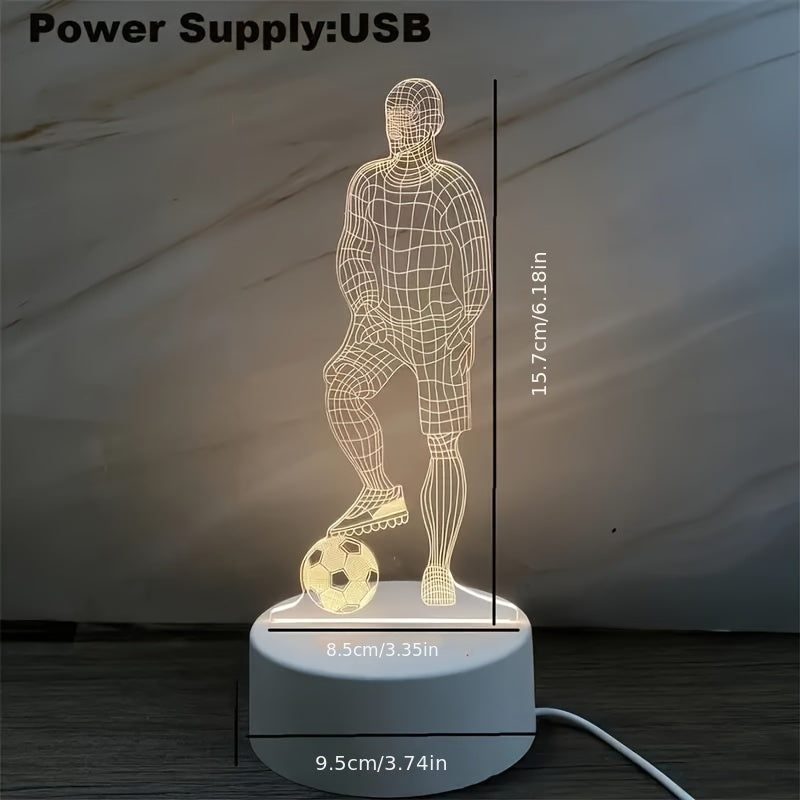 Vivolux | Fußballer 3D Lampe – Für eine sportliche Atmosphäre