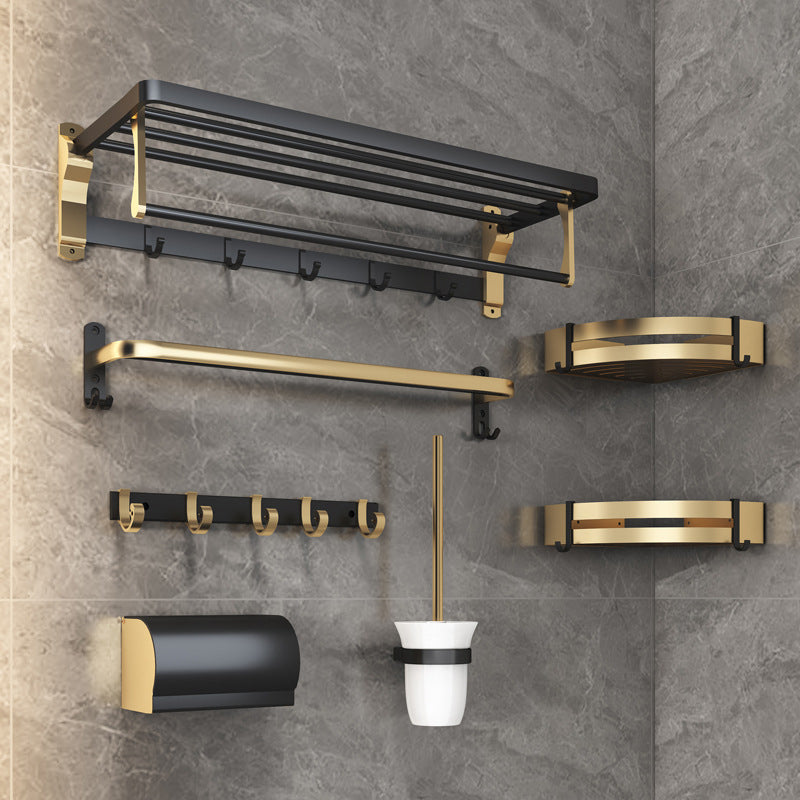 Vivolux | Schwarz & Messing Badezimmer Set Moderner Stil Badezimmerzubehör Als Einzelstück Oder Als Set