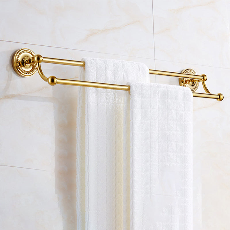 Vivolux | Traditionelles Goldenes Badzubehör-Set Kupfer Badezimmer Zubehör Kit