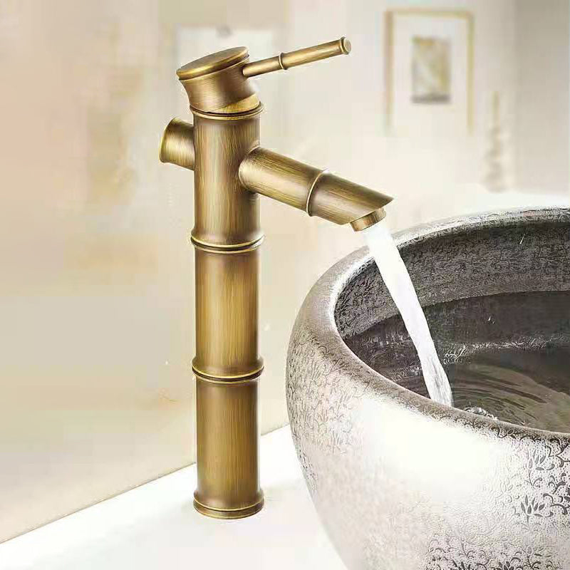 Vivolux | Rundes Einhand-Wasserhahn Landhausstil Waschbeckenarmatur