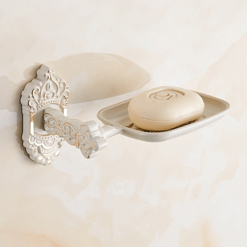 Vivolux | Traditionelles Badzubehör Set Weiß Badezimmeraccessoires Hardware Set