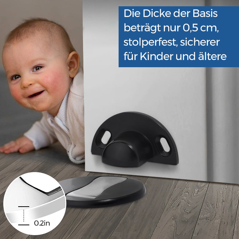 Vivolux | Unsichtbarer magnetischer Türstopper aus Edelstahl