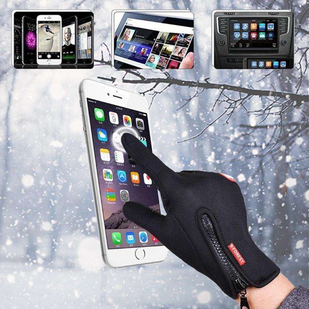 Vivolux | Hochwertige, warme, winddichte und wasserdichte Touchscreen-Handschuhe, Unisex