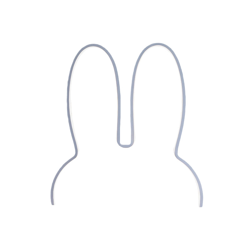 Vivolux | Cartoon Rabbit Frame Wandlamp Verlichting Acryl LED Bedlamp Fixture in Wit/Zwart