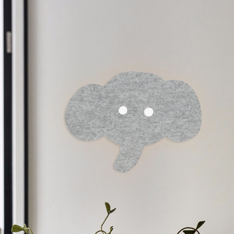 Vivolux | Vilt Schaap/Den Baum/Luftschiff Wandlamp Sconces Cartoon LED Wandmontage Lichtarmatuur in Roze/Groen/Blauw voor Kinderkamer