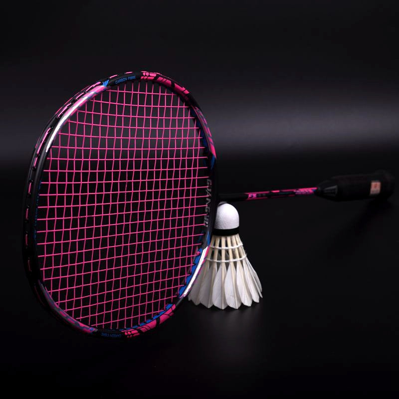 Vivolux | Offensive Badmintonschläger mit sekundärer Verstärkung aus 32 Pfund Kohlefaser