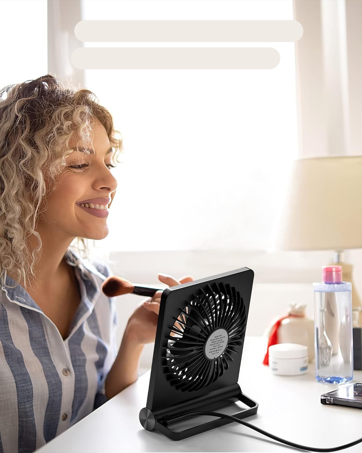 Vivolux | QuietBreeze - Ultra-leiser kompakter Tischventilator