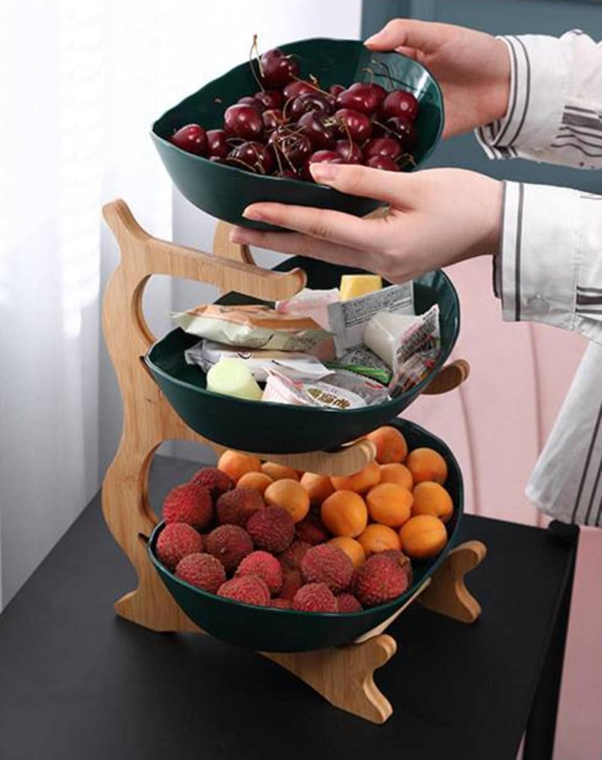Vivolux | FruitTower - Elegante Metall Obststanduhalten