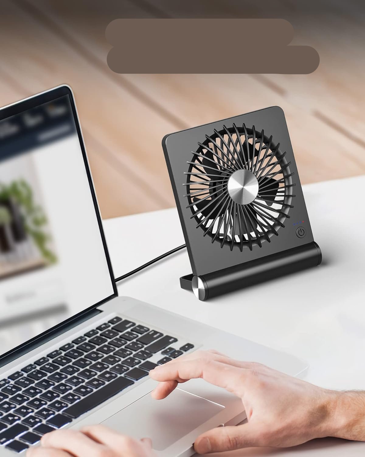 Vivolux | QuietBreeze - Ultra-leiser kompakter Tischventilator