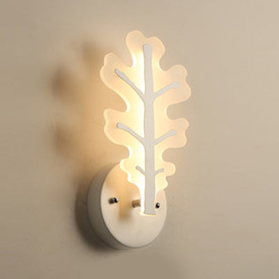 Vivolux | Reh Horn LED Wandlampe Tier Stil Acryl Wandlampe in Weiß für Erwachsene Kinder Schlafzimmer