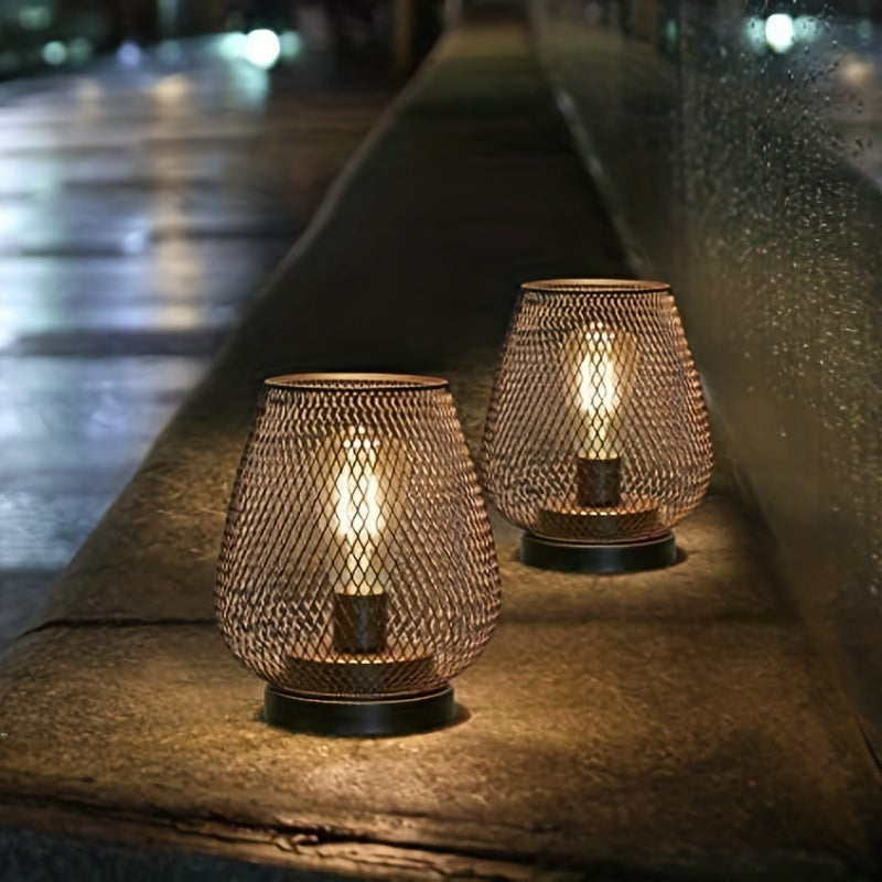 Vivolux | RusticMesh Tischlampen Set – Industrieller Stil und Stimmungsvolle Beleuchtung