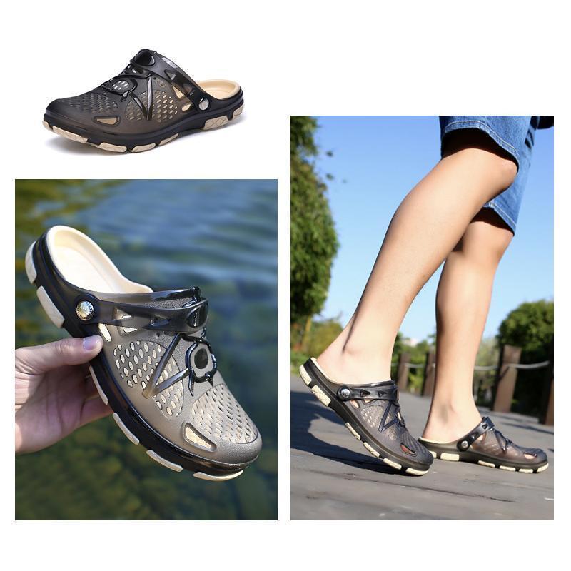 Vivolux | Herren Strandsandalen Atmungsaktiv Mesh Strand Pantoffel