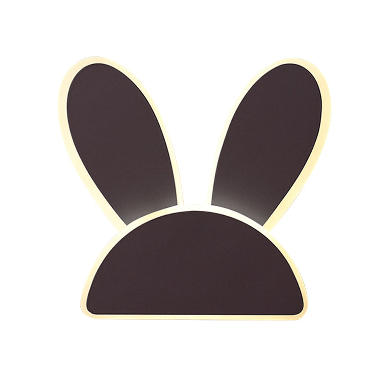 Vivolux | Rabbit Wandlamp Lichtarmatuur Kids Ijzer Zwart/Wit LED Wandverlichting voor Woonkamer