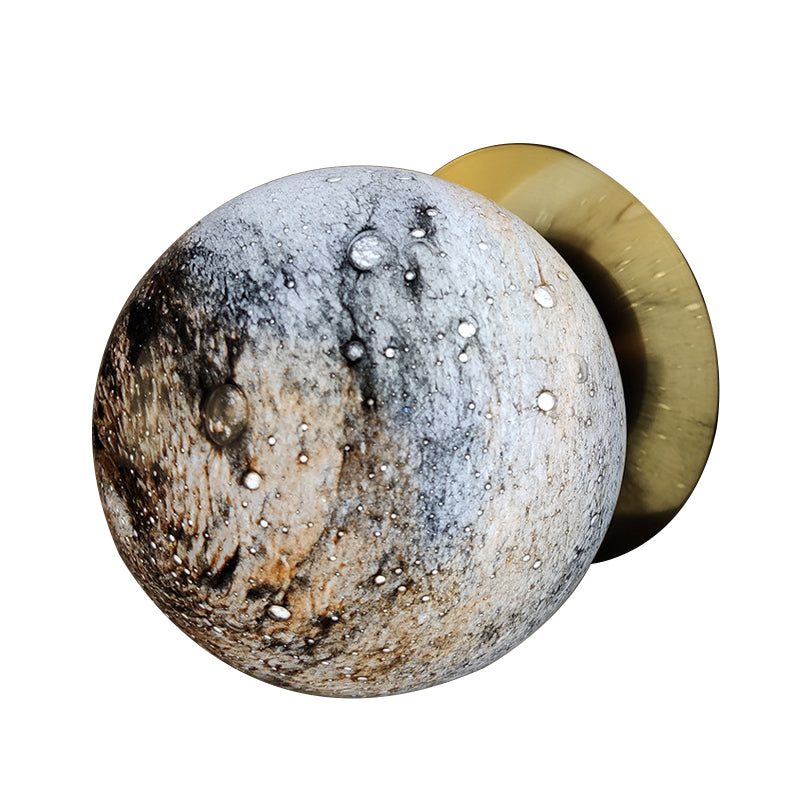 Vivolux | Planet Frosted Glass Wandlamp Creatieve Gele/Blauwe LED Wandlamp Verlichting Fixture voor Slaapkamer