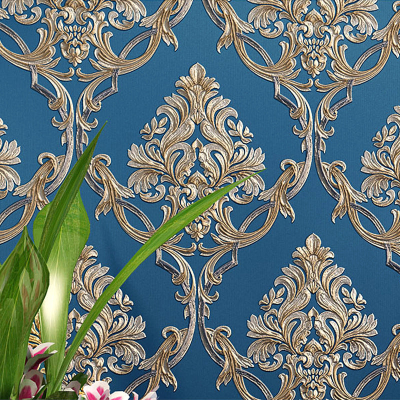 Vivolux | Nordic Nostalgic Damast Tapete Vlies 31' x 20,5" Ungeklebt