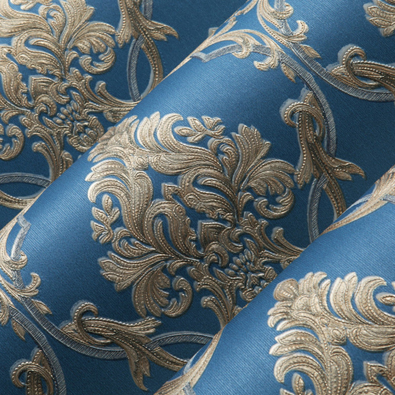 Vivolux | Nordic Nostalgic Damast Tapete Vlies 31' x 20,5" Ungeklebt