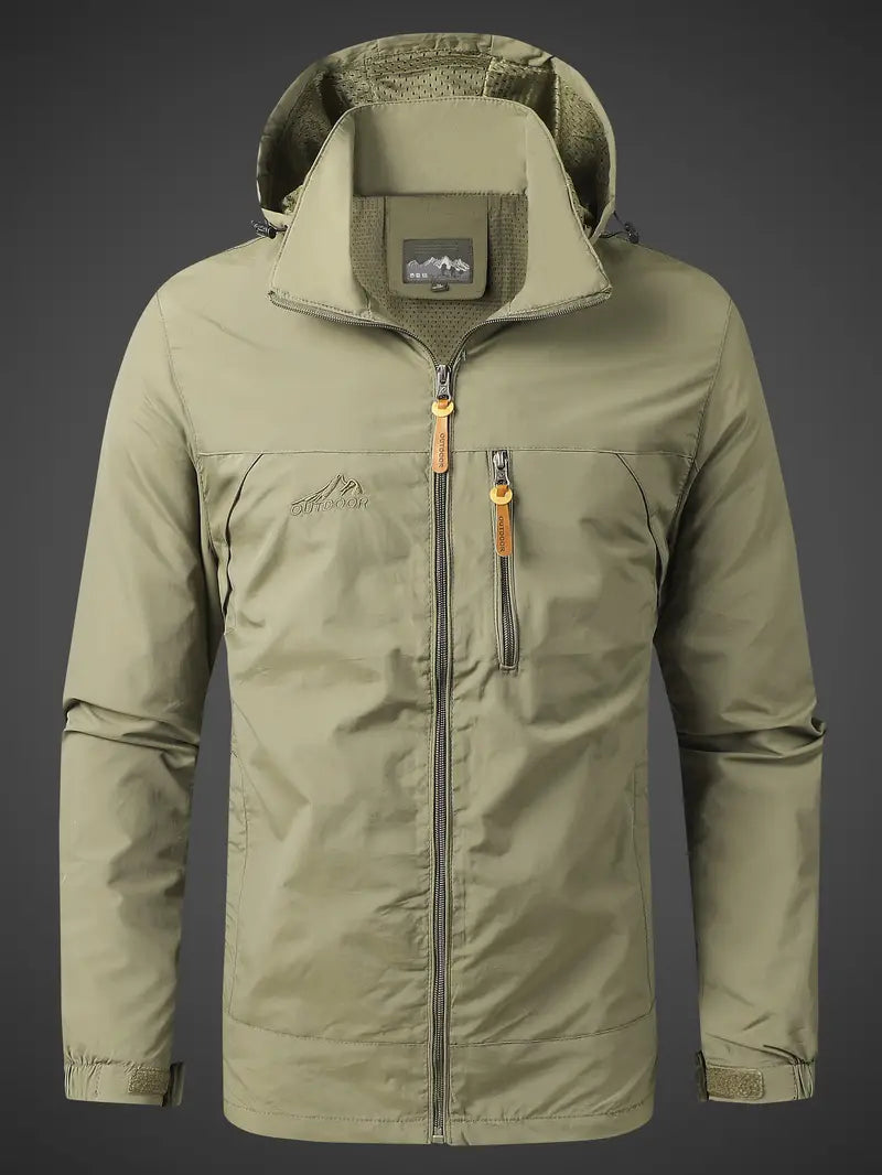 Vivolux | Wasser- und Winddichte Herren Outdoor Jacke für alle Aktivitäten