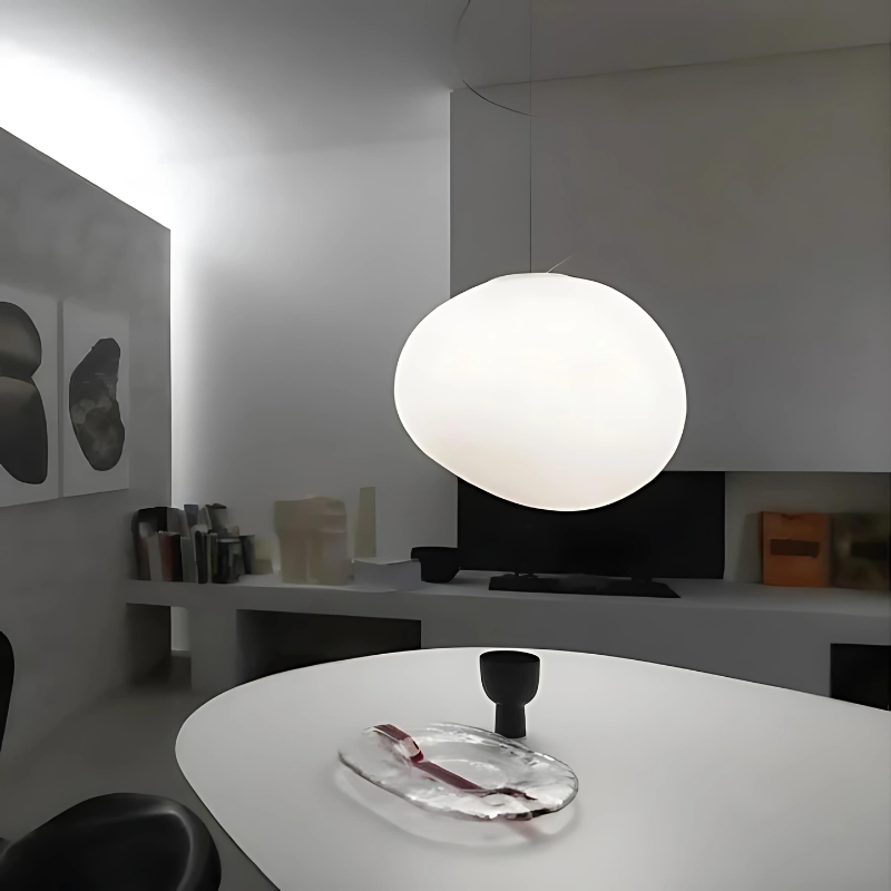 Vivolux | Elegante Glas-Kiesel-Pendelleuchte