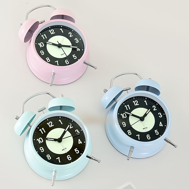 Vivolux | LuminousTime - Elegante Metallwecker mit sanfter Beleuchtung für friedliche Morgen und Nächte