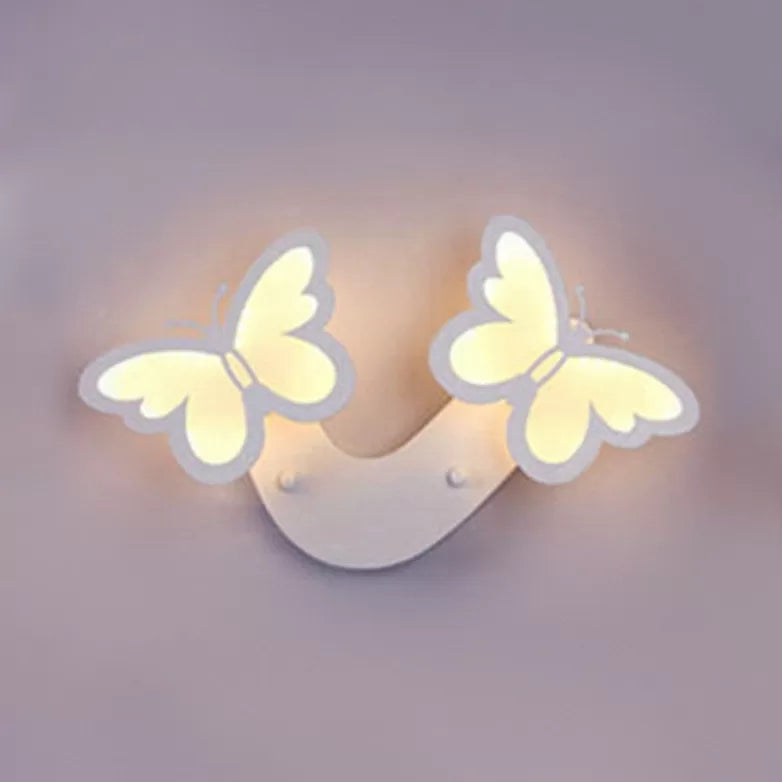 Vivolux | Witte Vlinder Wandlamp Hedendaagse Romantische Acryl Wandlamp voor Hal
