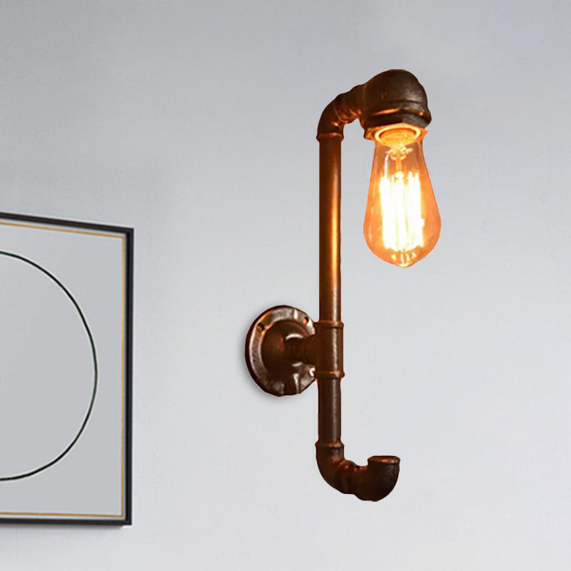 Vivolux | 1 Kop Wandlamp met Waterpijp Metaal Schaduw Industrieel Stijl Corridor Wandlamp in Brons