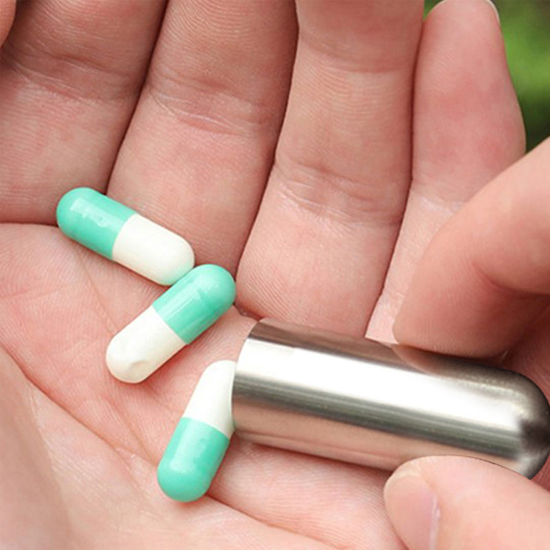 Vivolux | Pillendose aus Edelstahl