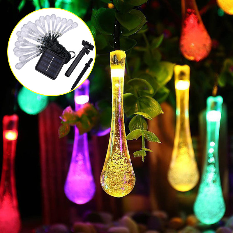 Vivolux | Solar Wassertropfen Lichterkette
