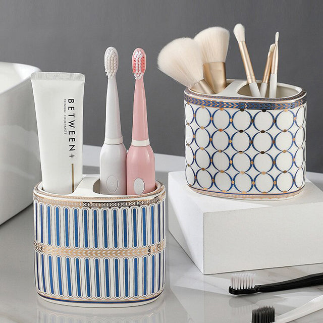 Vivolux | Luxuriöser Art Deco Badezimmer-Accessoireshalter