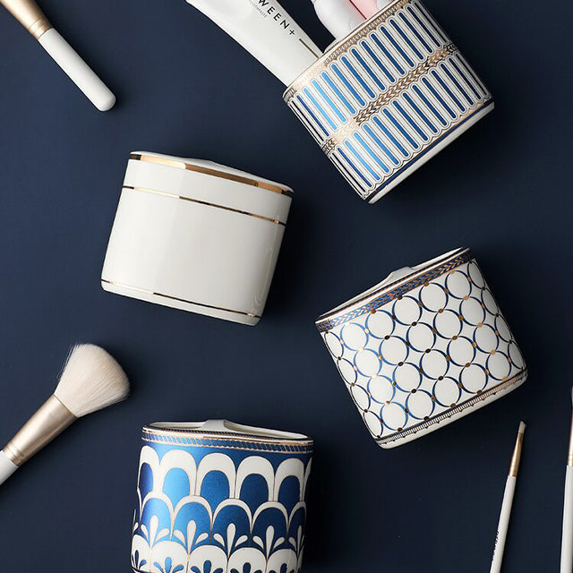 Vivolux | Luxuriöser Art Deco Badezimmer-Accessoireshalter